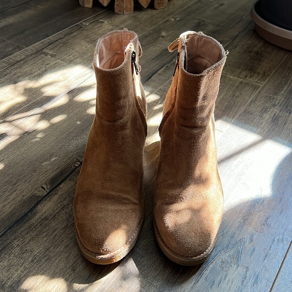 Uggs Suade Tan Booties - Picture 3 of 10